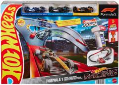 Circuit de curse cu 3 masini - Hot Wheels Racing - Formula 1