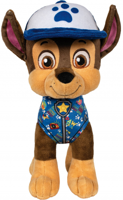 Jucarie de plus - Paw Patrol - Chase, 28 cm