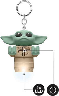 Breloc cu led - Lego Star Wars - The Child