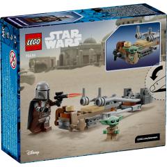 LEGO Star Wars – Motocicleta rapida a lui Mandalorian si Grogu (75436)