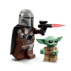 LEGO Star Wars – Motocicleta rapida a lui Mandalorian si Grogu (75436)