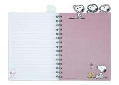 Caiet cu spirala si separatoare - Snoopy