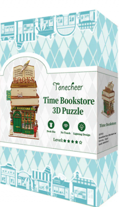 Book Nook - Puzzle 3D 157 piese - Time Bookstore