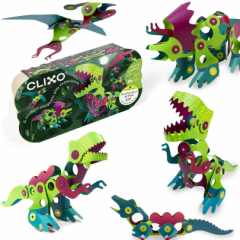 Joc magnetic de construit - Aventuri cu dinozauri