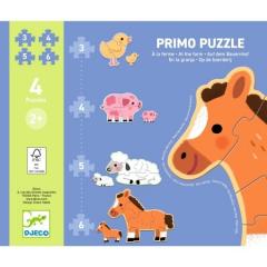 Puzzle progresiv - La ferma ,18 piese