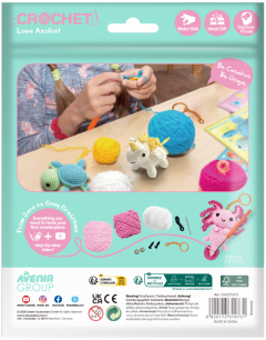 Set de crosetat - Love Axolotl