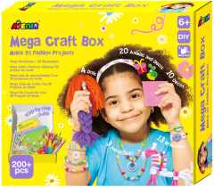 Set creativ - Mega Craft Box - 50 de proiecte fashion