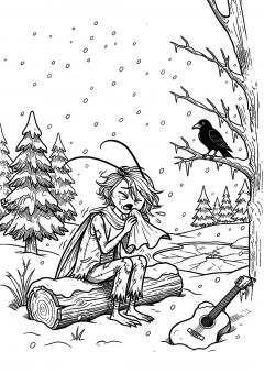 Greierele si furnica