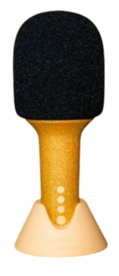 Microfon - Glitter cu sclipici auriu