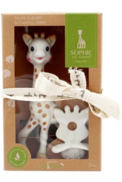 Set jucarie dentitie + figurina - Girafa Sophie