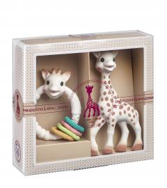 Set cadou Sophiesticat - Girafa Sophie + Zornaitoare