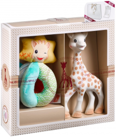 Set cadou zornaitoare si jucarie dentitie - Sophie la girafe - Sophiesticated, The Early Learning Set