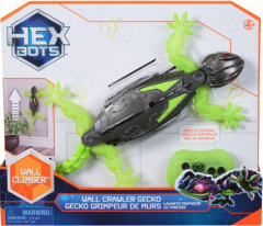Jucarie cu telecomanda - Hex Bots - Soparla Cataratoare Geco, verde