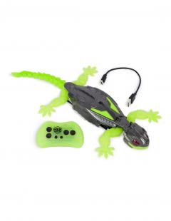 Jucarie cu telecomanda - Hex Bots - Soparla Cataratoare Geco, verde