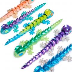 Figurina - CrystalLynx Gecko (12 culori - pret pe bucata)