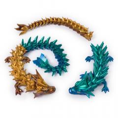 Figurina de cristal in ou - CrystaLynx Dragons, (produs surpriza, pret pe bucata)