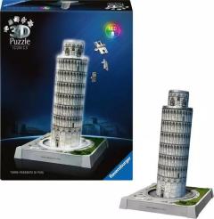 Puzzle 3D - Torre Pendente di Pisa with light, 216 piese