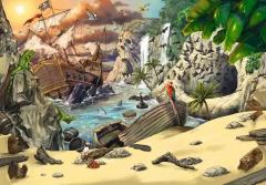 Puzzle - Aventura Piratilor, 368 piese