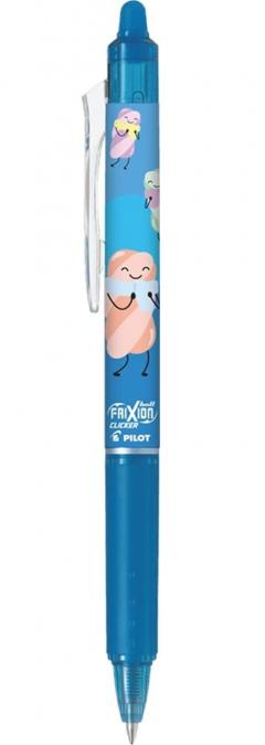 Roller cerneala cu stergere - Frixion Clicker Fancy - 0.7 mm, Bleu