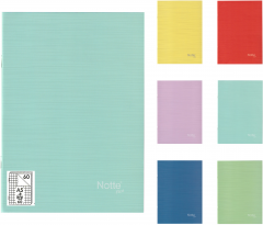 Caiet A5 - School Notte - Matematica, 60 file (mai multe modele-culori, pret pe bucata)