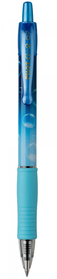 Roller cu gel - G-2 Bubble - 0.7 mm, Albastru