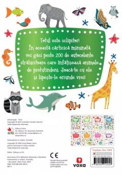 Autocolante cu sclipici. Animale