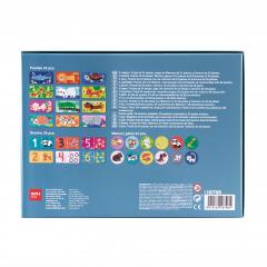 Set 3 jocuri - Animale - Puzzle, domino, joc de memorie