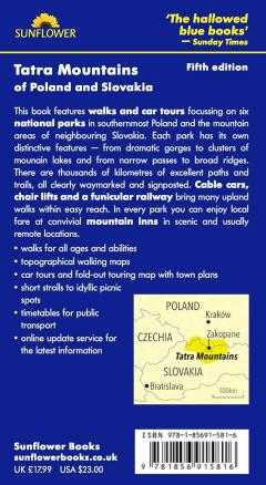 Tatra Mountains of Poland and Slovakia Sunflower Walking Guide
