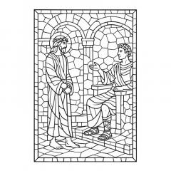 Calea Crucii - Vitralii pe teme biblice