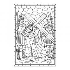 Calea Crucii - Vitralii pe teme biblice