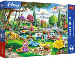 Puzzle 1000 de piese - Picnic cu printesele Disney