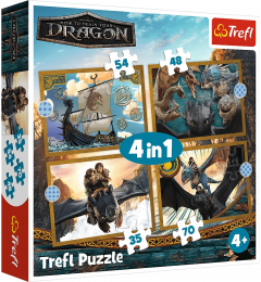 Puzzle 4 in 1 - How to Train Your Dragon