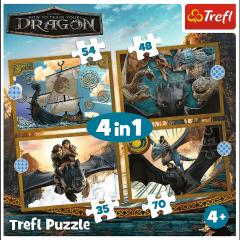 Puzzle 4 in 1 - How to Train Your Dragon