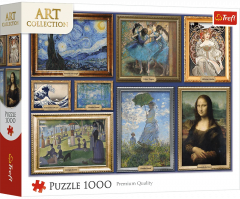 Puzzle 1000 de piese - O colectie de capodopere artistice