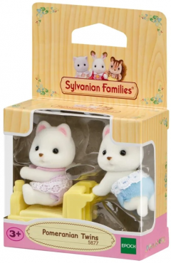 Set 2 figurine - Sylvanian Families - Pomeranian Twins