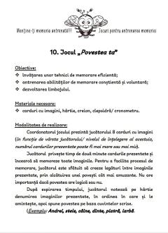 Antreneaza-ti memoria cu Picatel-Buburuza inteleapta!