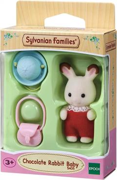 Figurina - Sylvanian Families - Chocolate Rabbit Baby