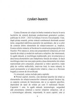 Elemente de relatie in limba romana
