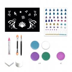 Set pictura pe fata - Culori sidefate
