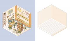 Cute 'n' Cozy Sticker Therapy: Convenience Stores