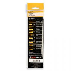 Set 4 pensule acrylic - Brushes Acrylic