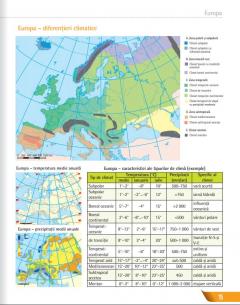 Atlas de geografia continentelor pentru clasele VI-VII