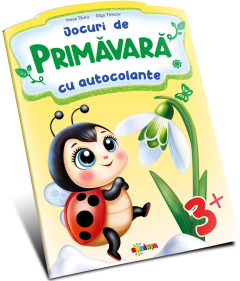 Jocuri de primavara cu autocolante, 3+