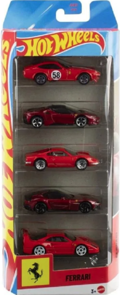 Set 5 masinute din metal - Ferrari