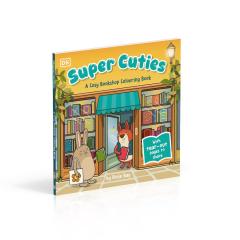 Super Cuties - A Cosy Bookshop Colouring Book