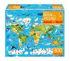 Usborne Book and Jigsaw -  Animals of the World