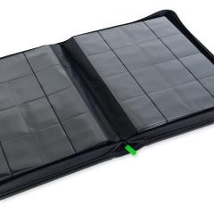 Mapa pentru carduri de colectie - Exo-Tech Zip Binder XXL 16-Pocket - Negru
