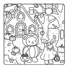 The Not-So-Spooky Halloween Coloring Book
