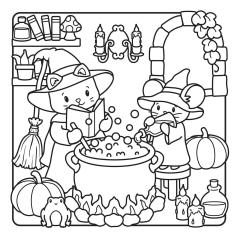 The Not-So-Spooky Halloween Coloring Book