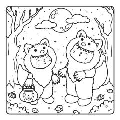 The Not-So-Spooky Halloween Coloring Book